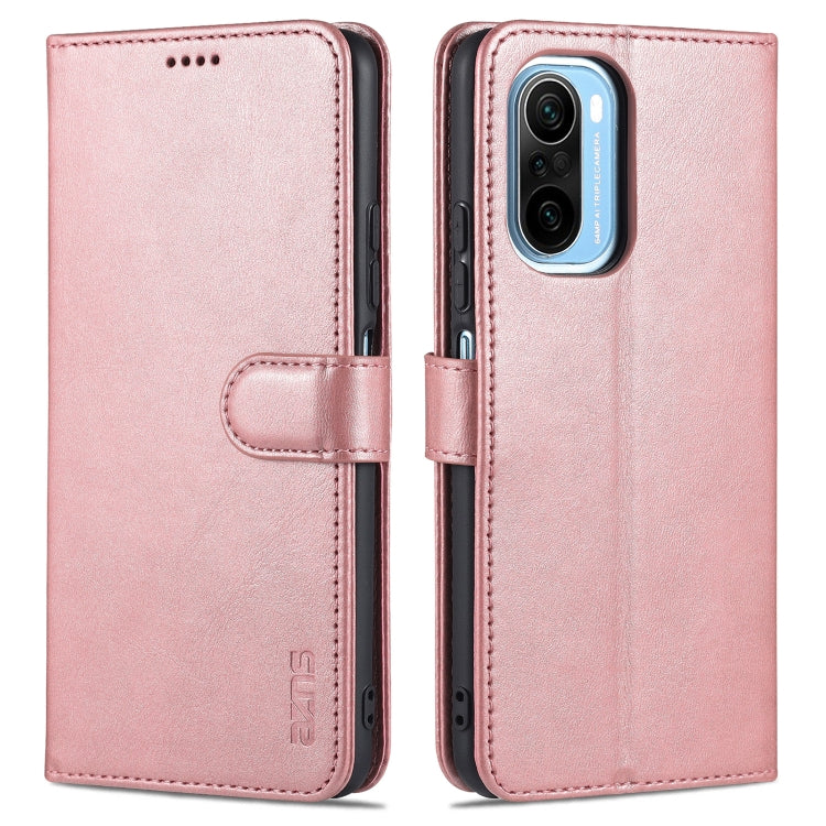 AZNS Skin Feel Calf Texture Horizontal Flip Leather Case with Card Slots & Holder & Wallet