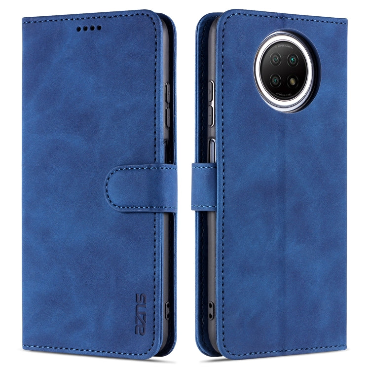 AZNS Skin Feel Calf Texture Horizontal Flip Leather Case with Card Slots & Holder & Wallet