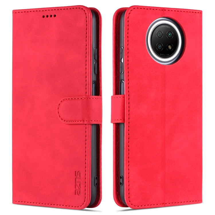 AZNS Skin Feel Calf Texture Horizontal Flip Leather Case with Card Slots & Holder & Wallet