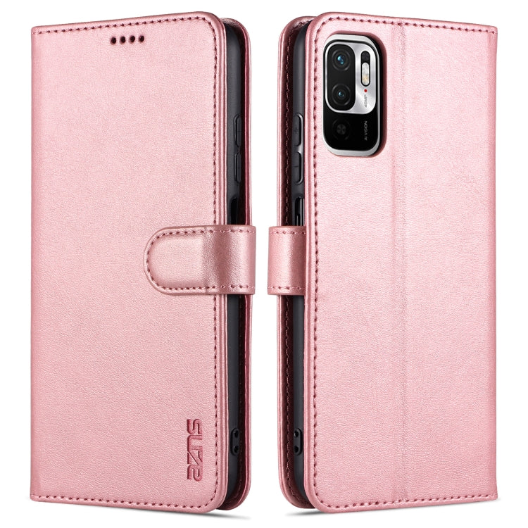 AZNS Skin Feel Calf Texture Horizontal Flip Leather Case with Card Slots & Holder & Wallet