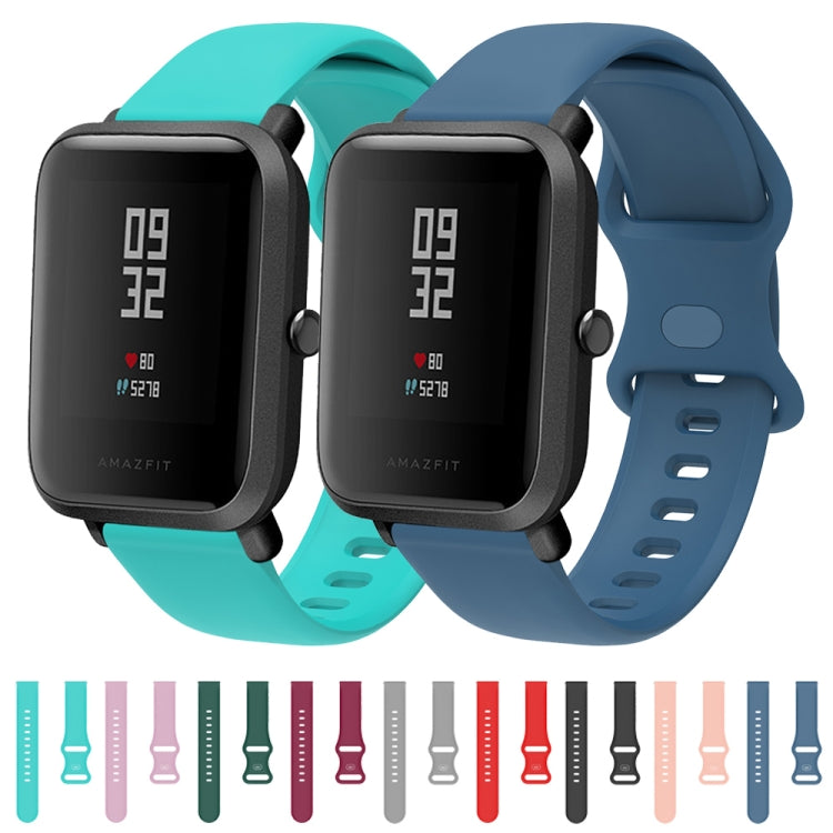 For Amazfit GTS 2e Butterfly Buckle Silicone Replacement Strap Watchband