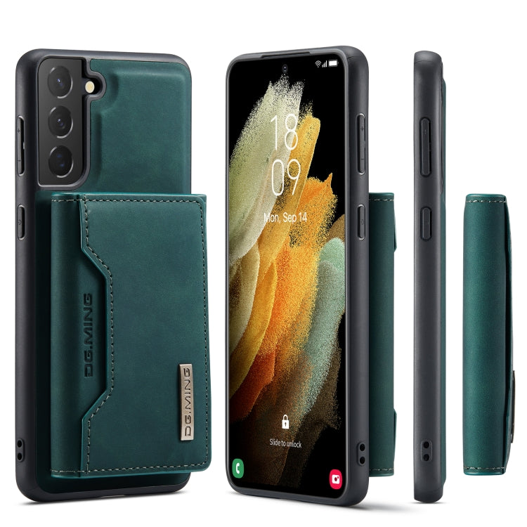 DG.MING M2 Series 3-Fold Multi Card Bag Back Cover Shockproof Case with Wallet & Holder Function