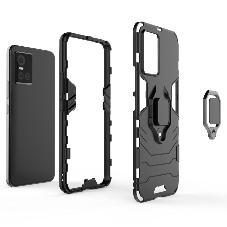PC + TPU Shockproof Protective Case with Magnetic Ring Holder