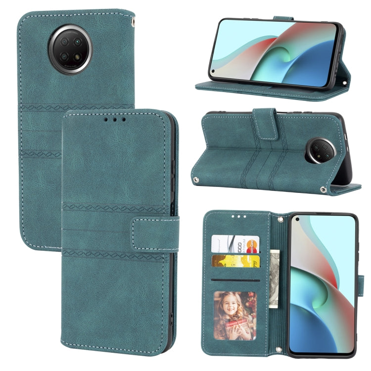 Embossed Striped Magnetic Buckle PU + TPU Horizontal Flip Leather Case with Holder & Card Slot & Wallet & Photo Frame & Sling