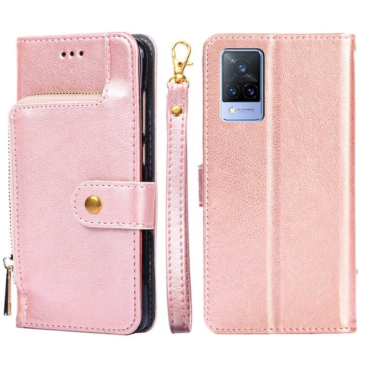 Zipper Bag PU + TPU Horizontal Flip Leather Case with Holder & Card Slot & Wallet & Lanyard