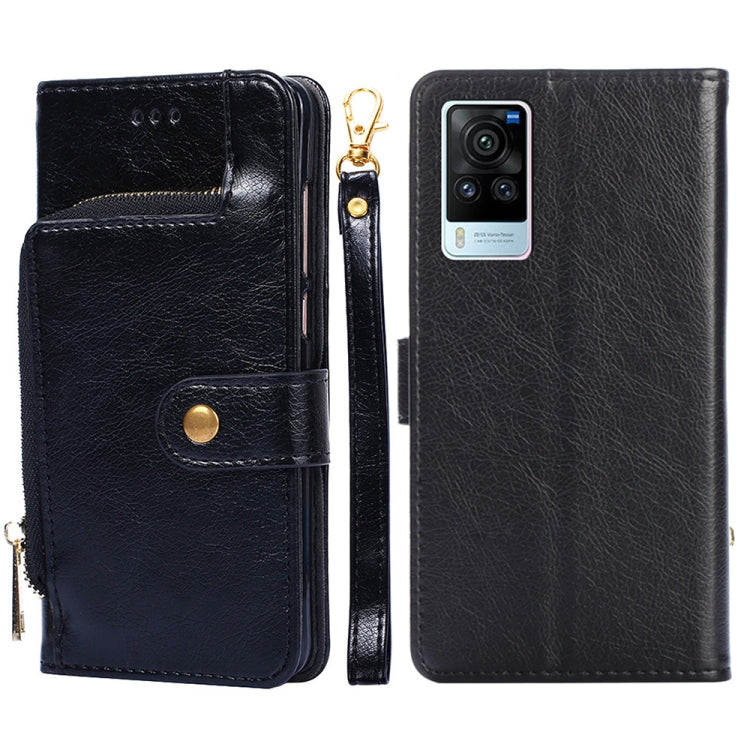 Zipper Bag PU + TPU Horizontal Flip Leather Case with Holder & Card Slot & Wallet & Lanyard