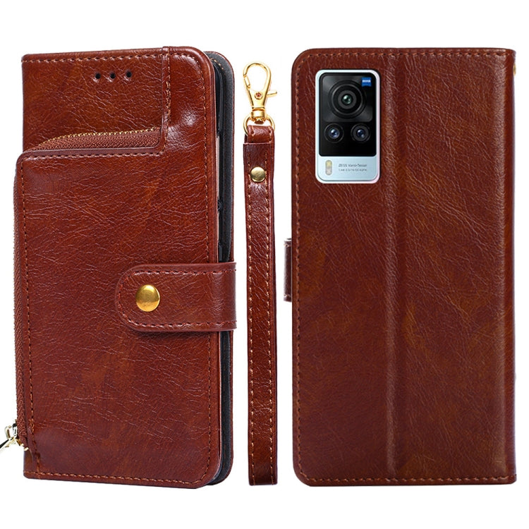 Zipper Bag PU + TPU Horizontal Flip Leather Case with Holder & Card Slot & Wallet & Lanyard