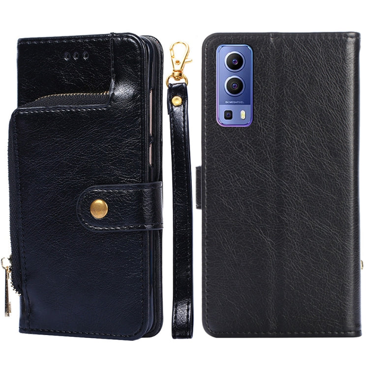 Zipper Bag PU + TPU Horizontal Flip Leather Case with Holder & Card Slot & Wallet & Lanyard