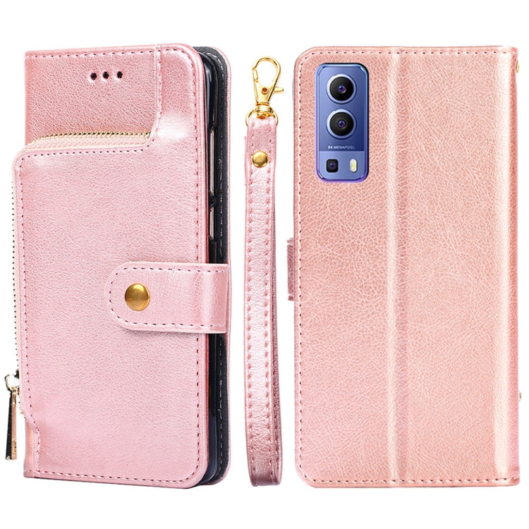 Zipper Bag PU + TPU Horizontal Flip Leather Case with Holder & Card Slot & Wallet & Lanyard