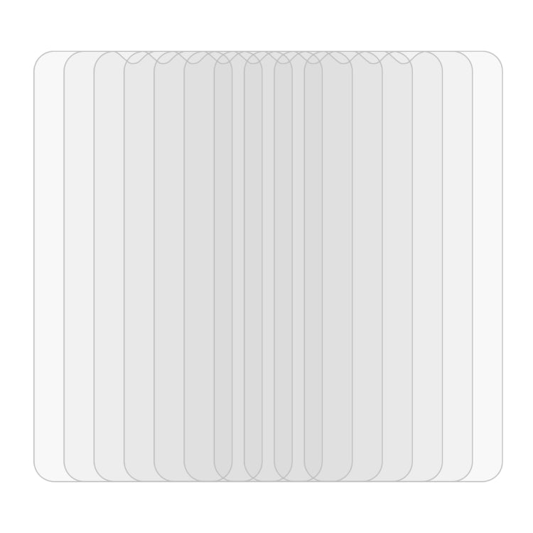 10 PCS 0.26mm 9H 2.5D Tempered Glass Film