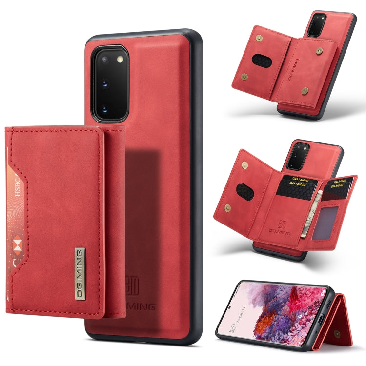 DG.MING M2 Series 3-Fold Multi Card Bag Back Cover Shockproof Case with Wallet & Holder Function