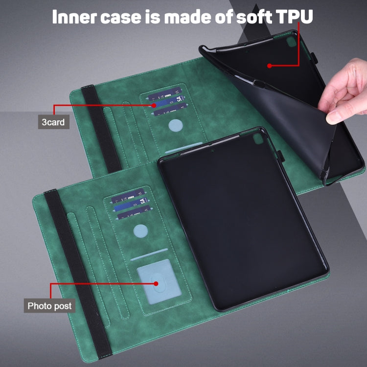 Peacock Embossed Pattern TPU + PU Horizontal Flip Leather Case with Holder & Card Slots & Wallet & Sleep / Wake-up Function