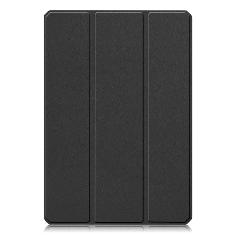 Custer Texture Horizontal Flip Leather Case with Three-folding Holder & Sleep / Wake-up Function