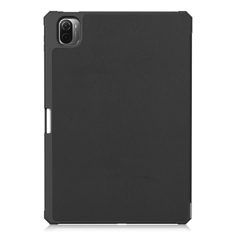 Custer Texture Horizontal Flip Leather Case with Three-folding Holder & Sleep / Wake-up Function