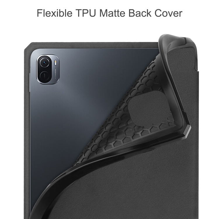 Custer Texture Horizontal Flip Leather Case with Three-folding Holder & Sleep / Wake-up Function