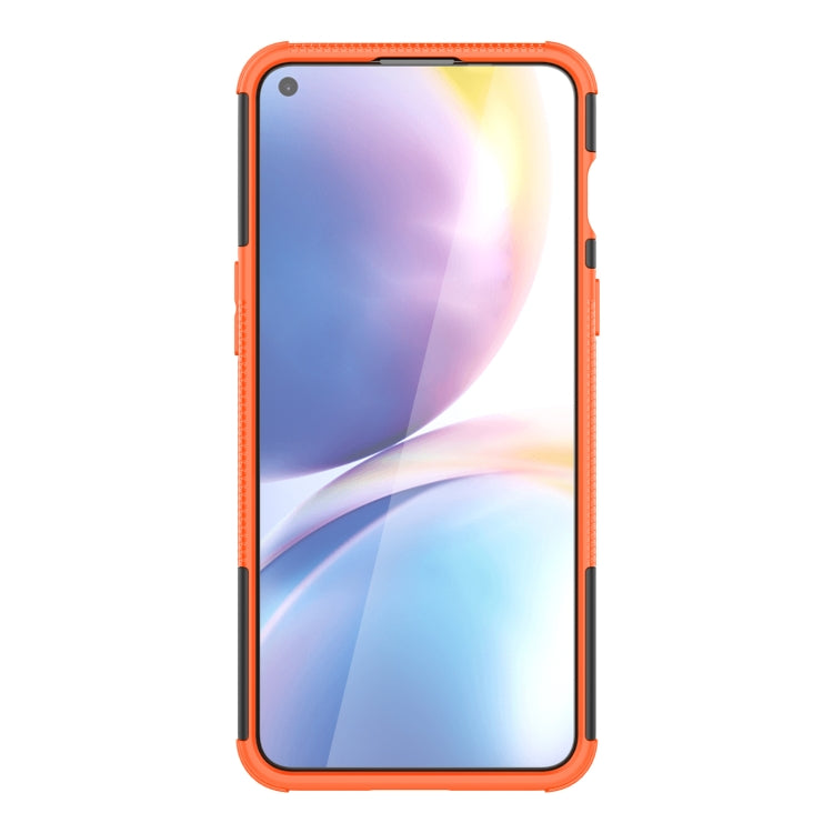 Tire Texture Shockproof TPU+PC Protective Case with Holder