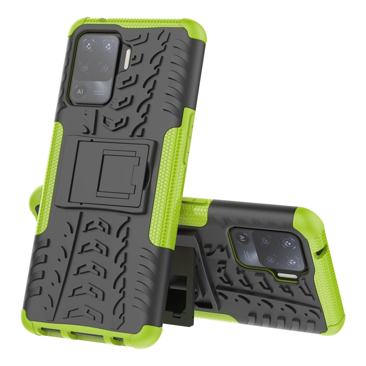 Tire Texture Shockproof TPU+PC Protective Case with Holder