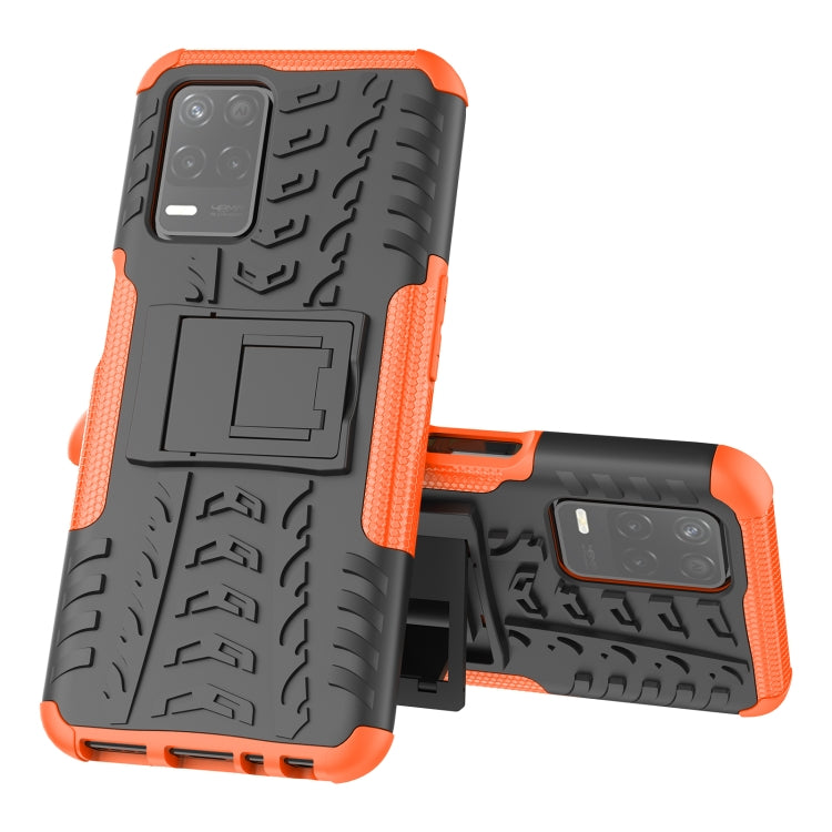 Tire Texture Shockproof TPU+PC Protective Case with Holder