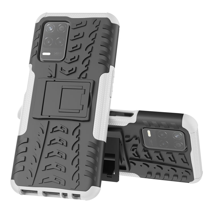 Tire Texture Shockproof TPU+PC Protective Case with Holder