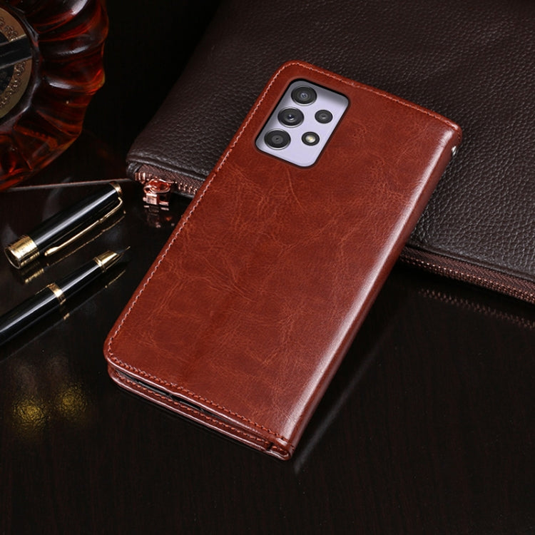 idewei Crazy Horse Texture Horizontal Flip Leather Case with Holder & Card Slots & Wallet