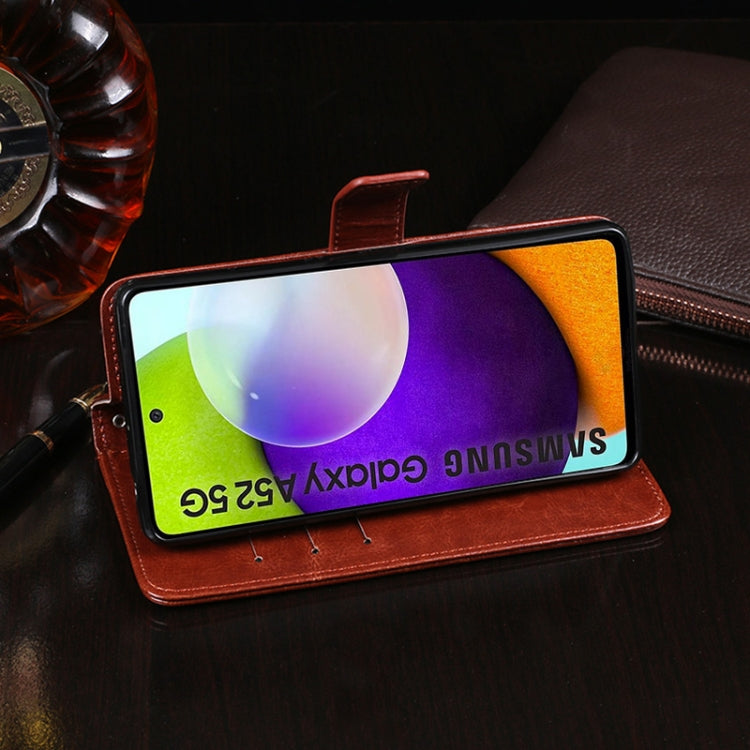 idewei Crazy Horse Texture Horizontal Flip Leather Case with Holder & Card Slots & Wallet