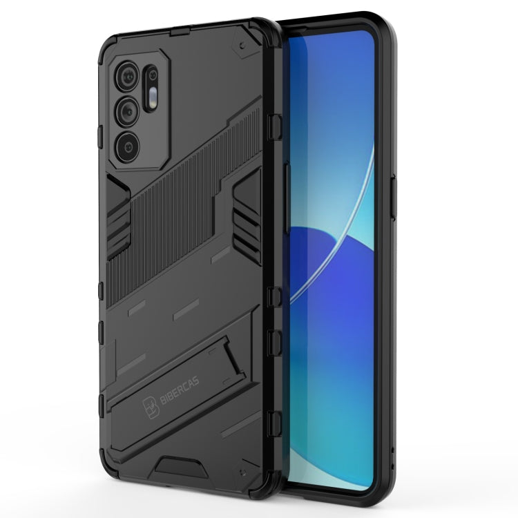 Punk Armor 2 in 1 PC + TPU Shockproof Case with Invisible Holder