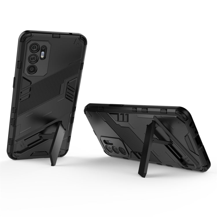 Punk Armor 2 in 1 PC + TPU Shockproof Case with Invisible Holder