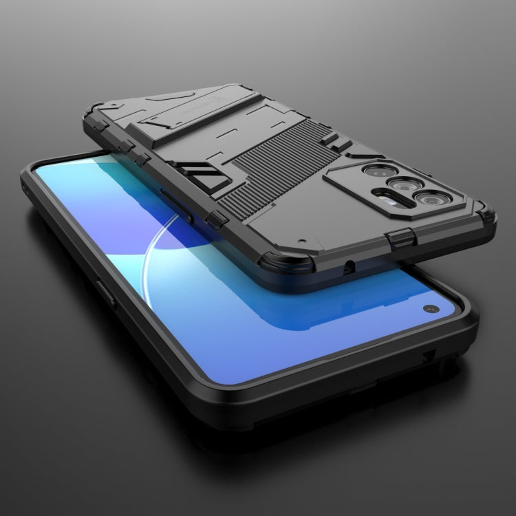 Punk Armor 2 in 1 PC + TPU Shockproof Case with Invisible Holder
