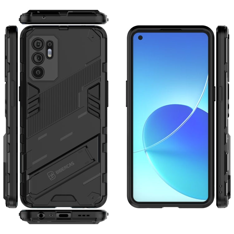 Punk Armor 2 in 1 PC + TPU Shockproof Case with Invisible Holder