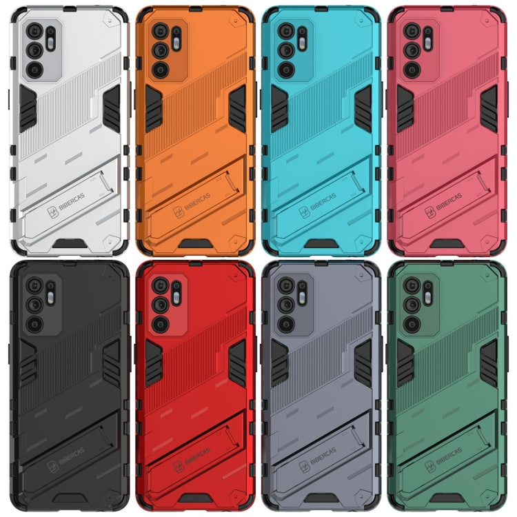 Punk Armor 2 in 1 PC + TPU Shockproof Case with Invisible Holder