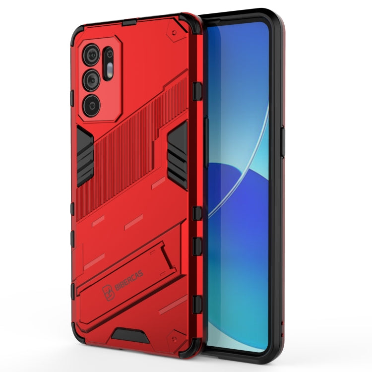 Punk Armor 2 in 1 PC + TPU Shockproof Case with Invisible Holder
