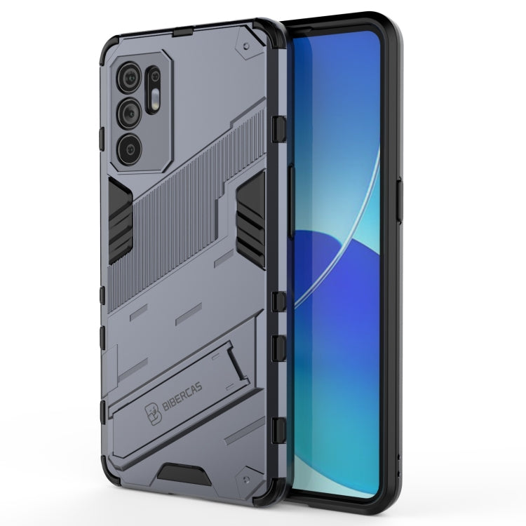 Punk Armor 2 in 1 PC + TPU Shockproof Case with Invisible Holder