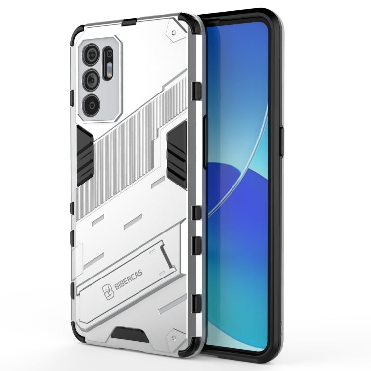 Punk Armor 2 in 1 PC + TPU Shockproof Case with Invisible Holder