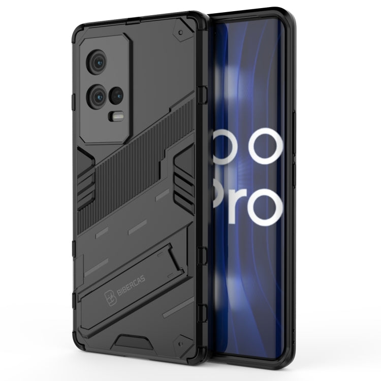 Punk Armor 2 in 1 PC + TPU Shockproof Case with Invisible Holder