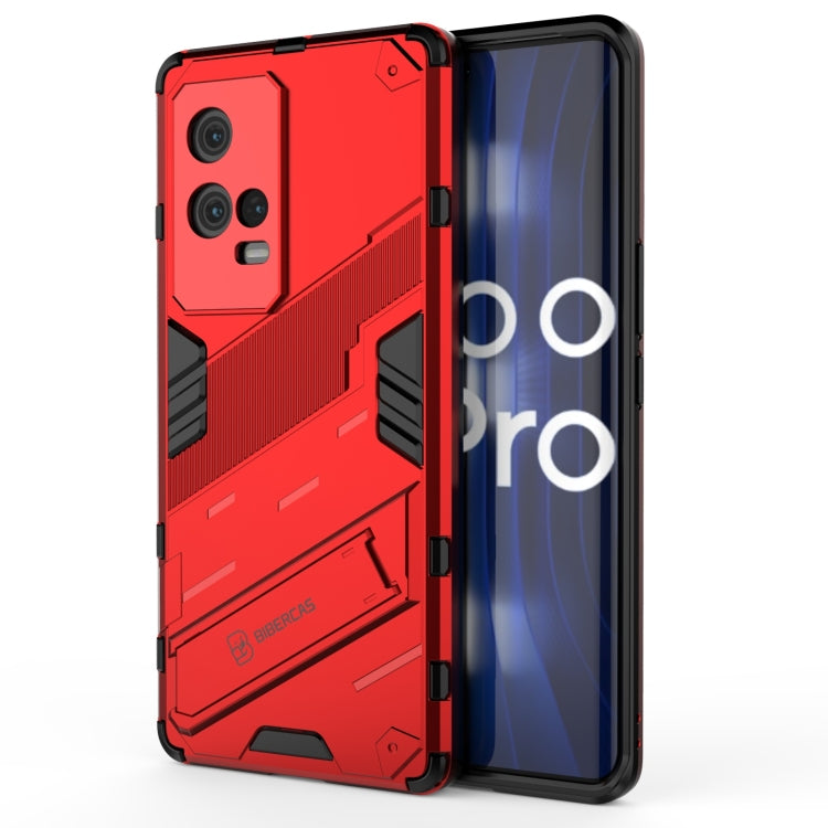 Punk Armor 2 in 1 PC + TPU Shockproof Case with Invisible Holder