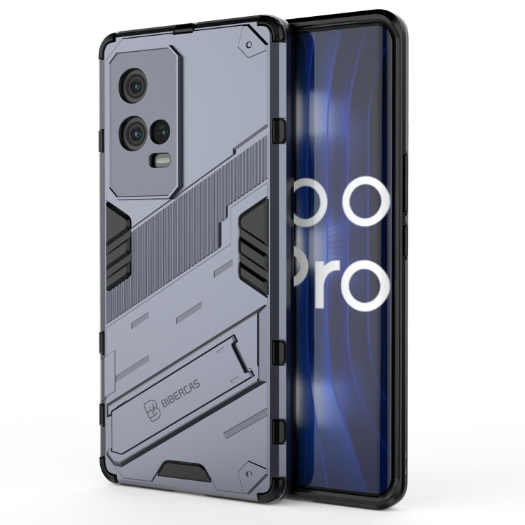 Punk Armor 2 in 1 PC + TPU Shockproof Case with Invisible Holder