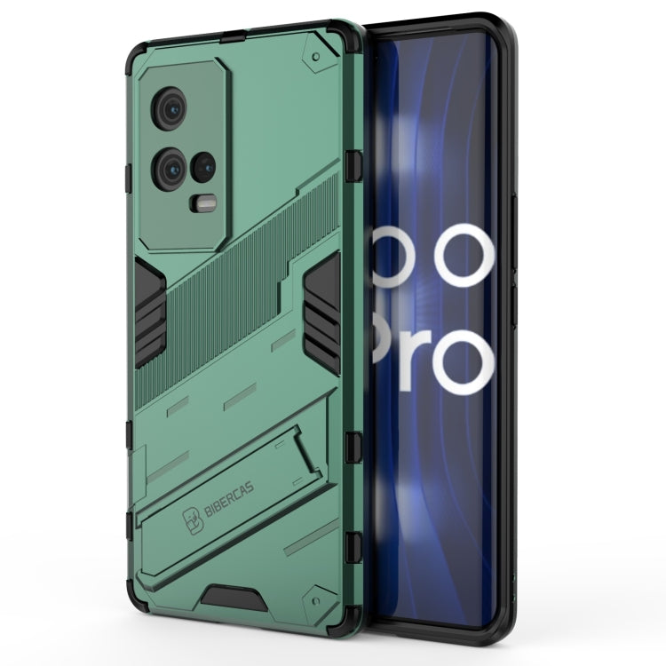 Punk Armor 2 in 1 PC + TPU Shockproof Case with Invisible Holder