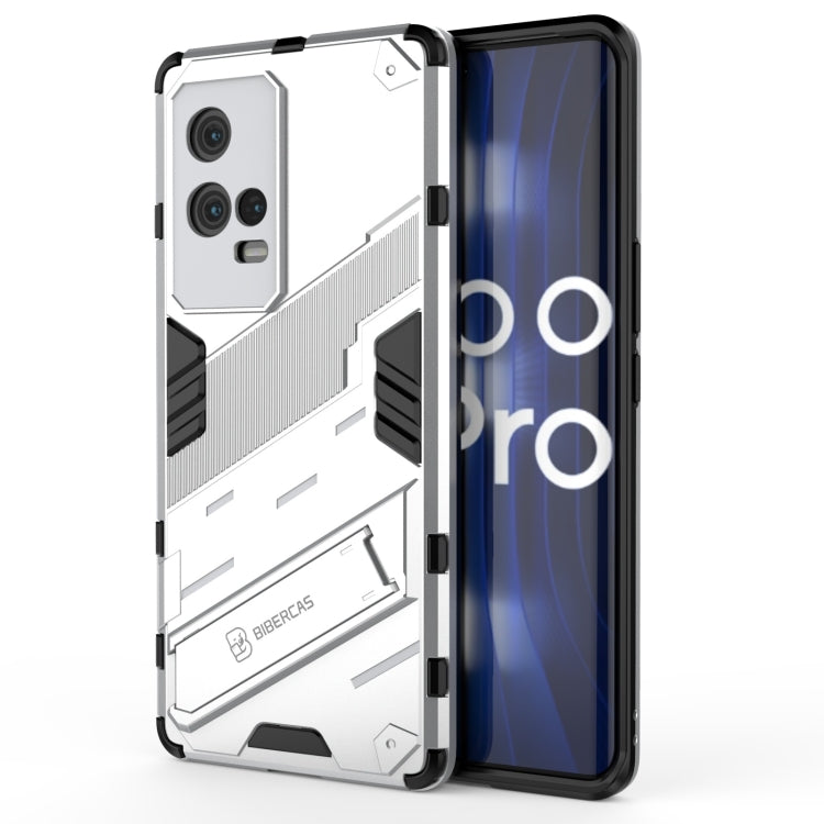 Punk Armor 2 in 1 PC + TPU Shockproof Case with Invisible Holder