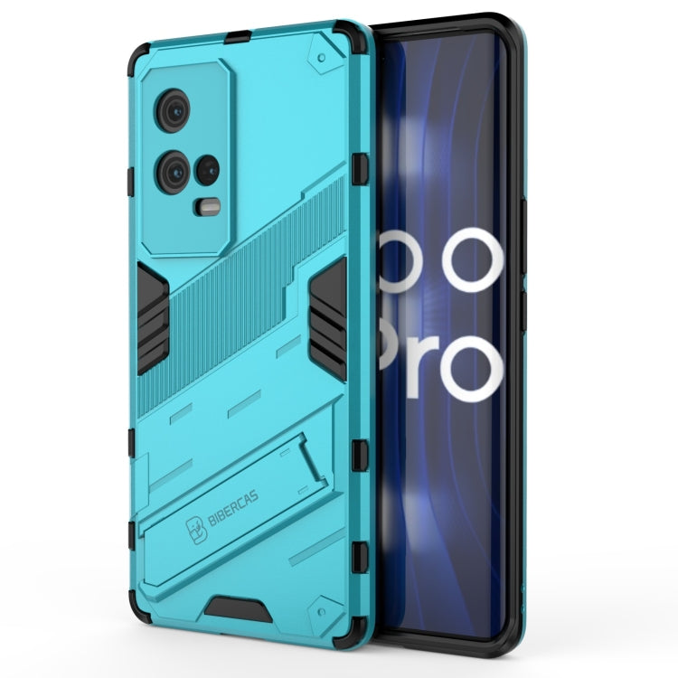 Punk Armor 2 in 1 PC + TPU Shockproof Case with Invisible Holder