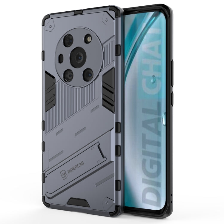Punk Armor 2 in 1 PC + TPU Shockproof Case with Invisible Holder