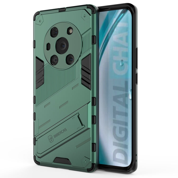 Punk Armor 2 in 1 PC + TPU Shockproof Case with Invisible Holder