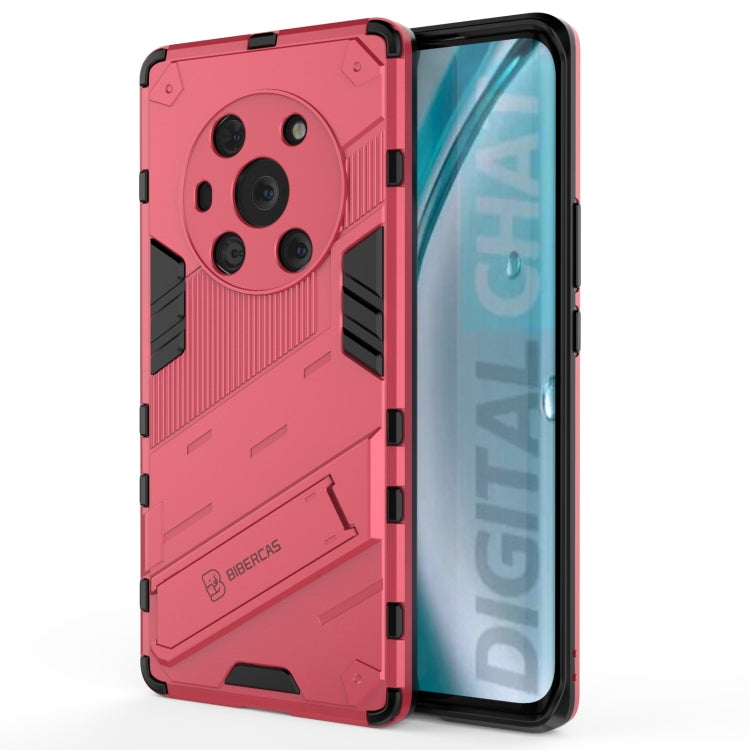 Punk Armor 2 in 1 PC + TPU Shockproof Case with Invisible Holder