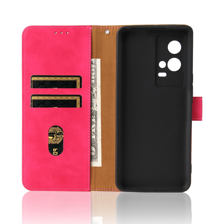 Solid Color Skin Feel Magnetic Buckle Horizontal Flip PU Leather Case with Holder & Card Slots & Wallet