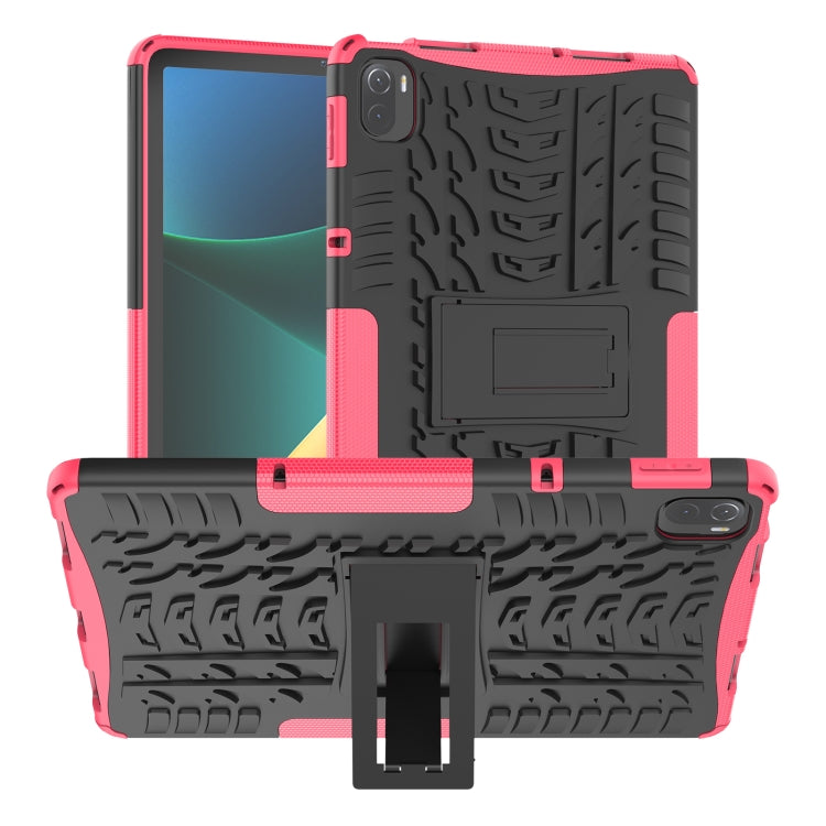 Tire Texture TPU + PC Shockproof Case with Holder