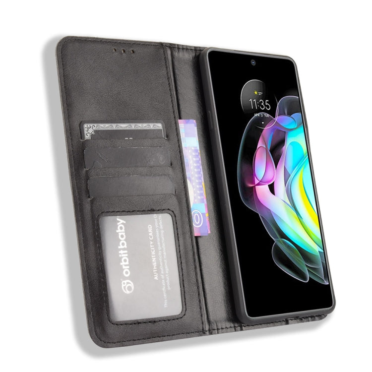 Magnetic Buckle Retro Pattern Horizontal Flip Leather Case with Holder & Card Slot & Wallet