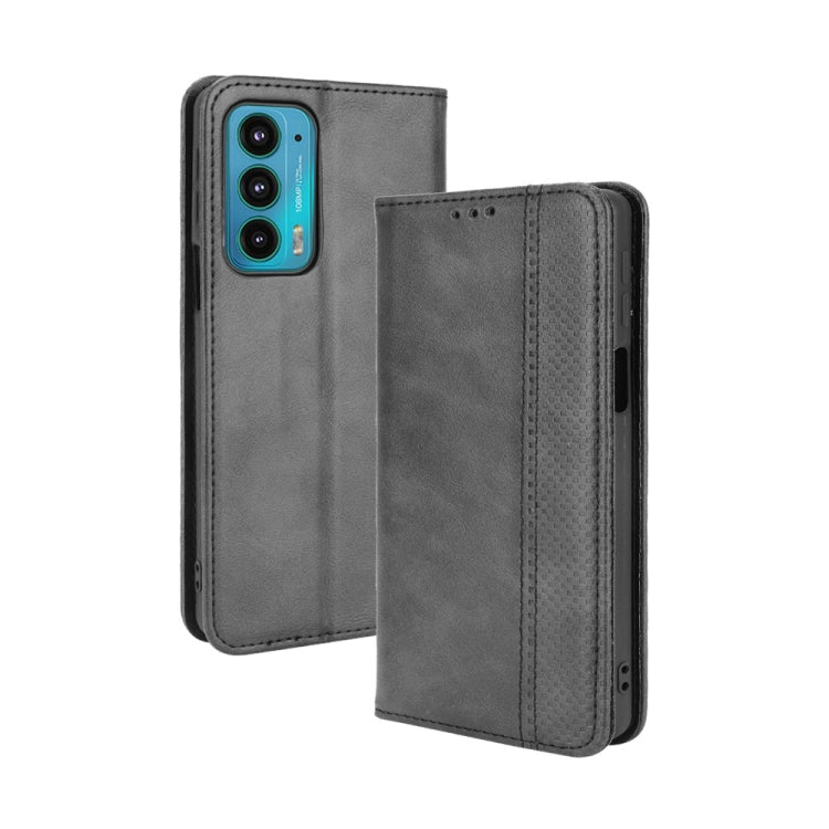 Magnetic Buckle Retro Pattern Horizontal Flip Leather Case with Holder & Card Slot & Wallet