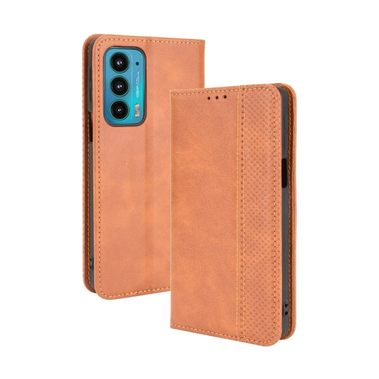 Magnetic Buckle Retro Pattern Horizontal Flip Leather Case with Holder & Card Slot & Wallet