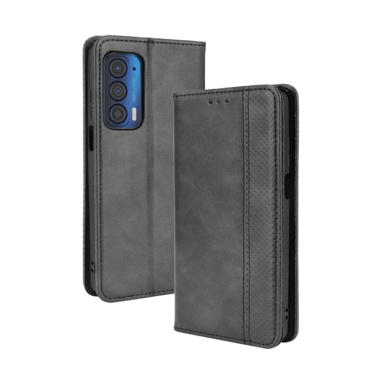 Magnetic Buckle Retro Pattern Horizontal Flip Leather Case with Holder & Card Slot & Wallet