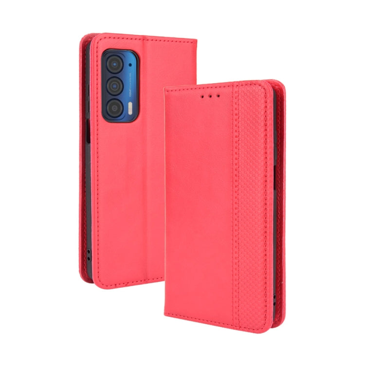 Magnetic Buckle Retro Pattern Horizontal Flip Leather Case with Holder & Card Slot & Wallet