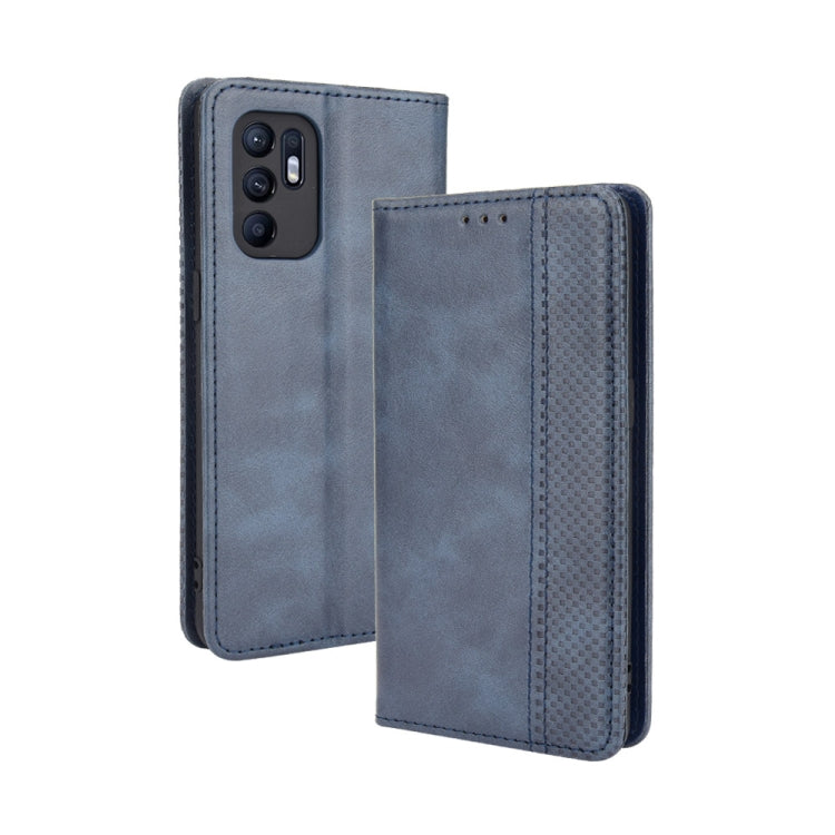 Magnetic Buckle Retro Pattern Horizontal Flip Leather Case with Holder & Card Slot & Wallet